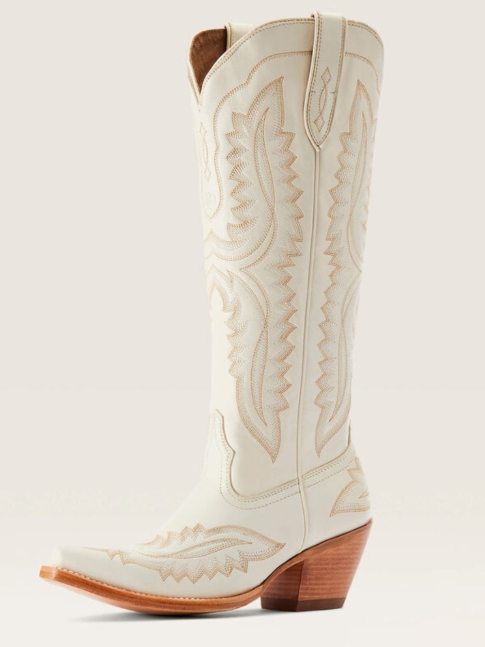 NWT Ariat Casanova X toe Blanco Ivory Cream Western Boots| Blanco Size 10 - Picture 4 of 16